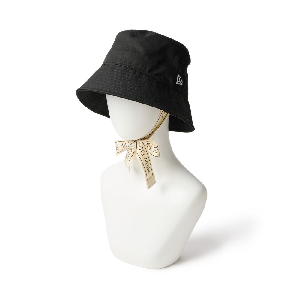NEW ERA×Ameri LOGO TAPE BUCKET HAT　黒 NEW ERA×Ameri LOGO TAPE BUCKET HAT