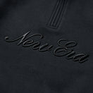 Women's ハーフジップ クロップド スウェット ブラック - 14324610 - S | NEW ERA ニューエラ公式オンラインストア