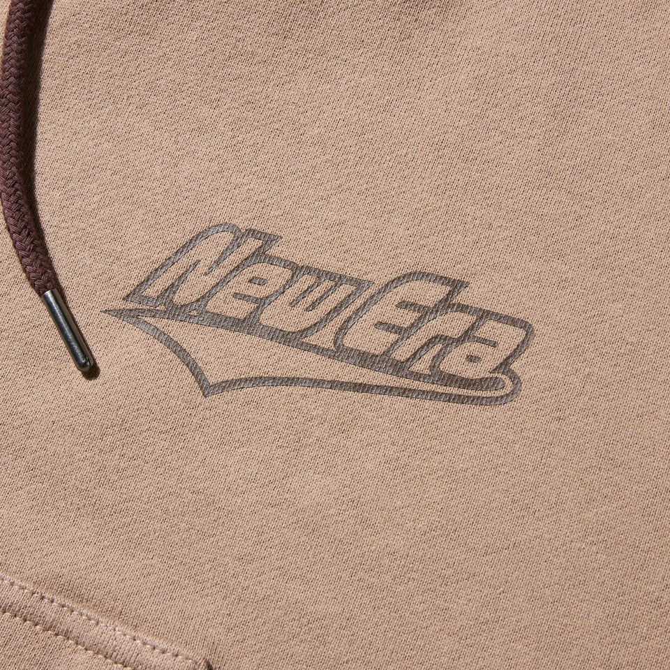 Women's クロップド スウェット フルジップフーディー ミルクティー - 14324611 - S | NEW ERA ニューエラ公式オンラインストア