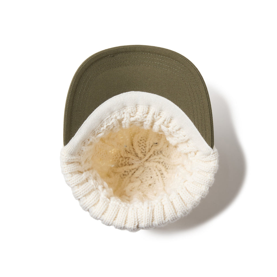 【ゴルフ】Women's ポンポン バイザーニット オフホワイト オリーブバイザー - 14326185 - OSFM | NEW ERA ニューエラ公式オンラインストア
