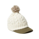 【ゴルフ】Women's ポンポン バイザーニット オフホワイト オリーブバイザー - 14326185 - OSFM | NEW ERA ニューエラ公式オンラインストア