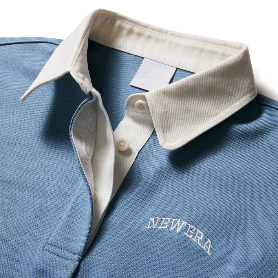 【ゴルフ】Women's 長袖 ラグビーシャツ ヘビーウェイト ソリッド スレート - 14326360 - S | NEW ERA ニューエラ公式オンラインストア