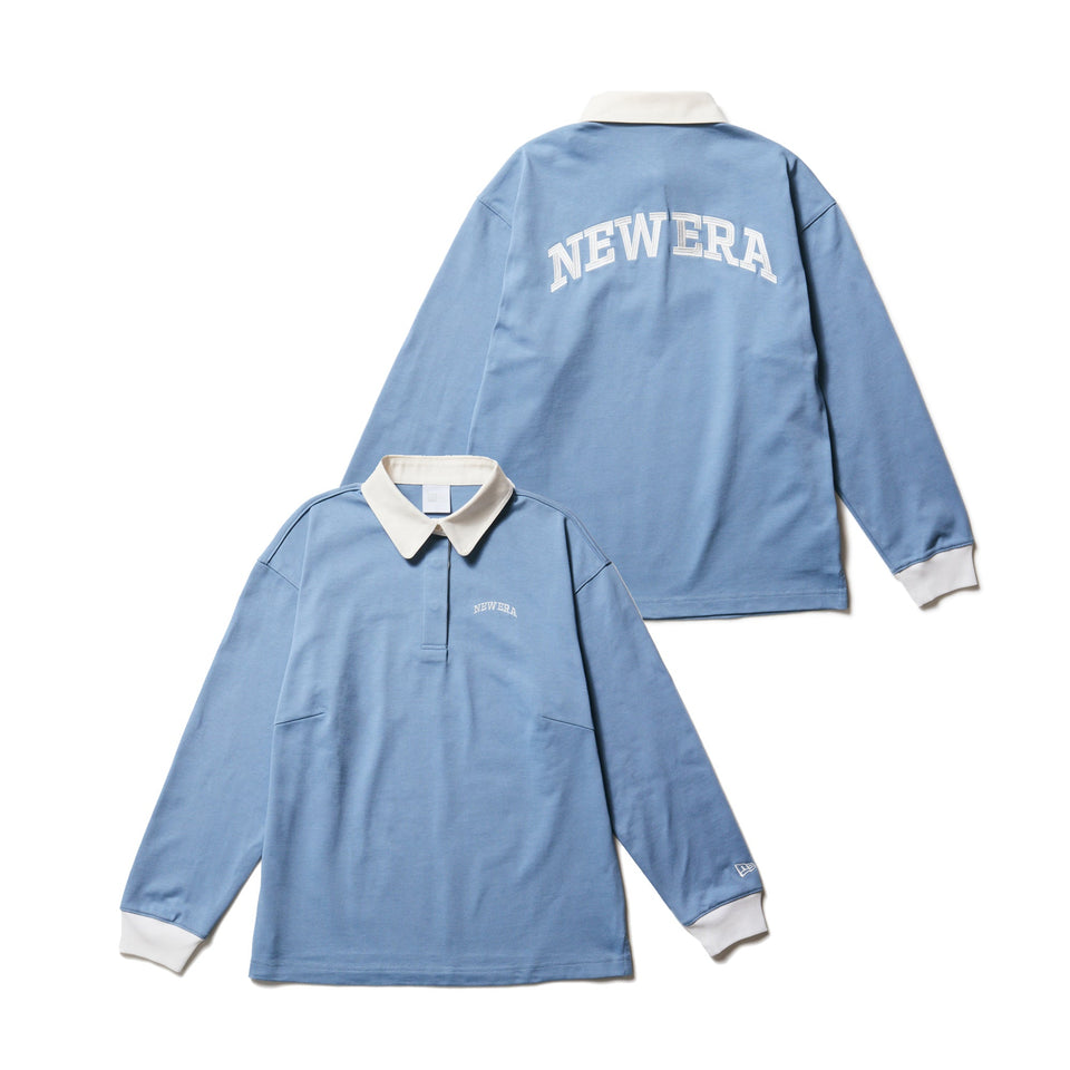 【ゴルフ】Women's 長袖 ラグビーシャツ ヘビーウェイト ソリッド スレート - 14326360 - S | NEW ERA ニューエラ公式オンラインストア