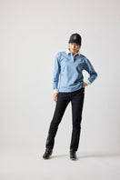 【ゴルフ】Women's 長袖 ラグビーシャツ ヘビーウェイト ソリッド スレート - 14326360 - S | NEW ERA ニューエラ公式オンラインストア