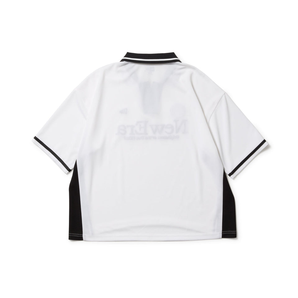 【ゴルフ】Women's 半袖 オーバーサイズド ポロシャツ ホワイト - 14391451 - S | NEW ERA ニューエラ公式オンラインストア