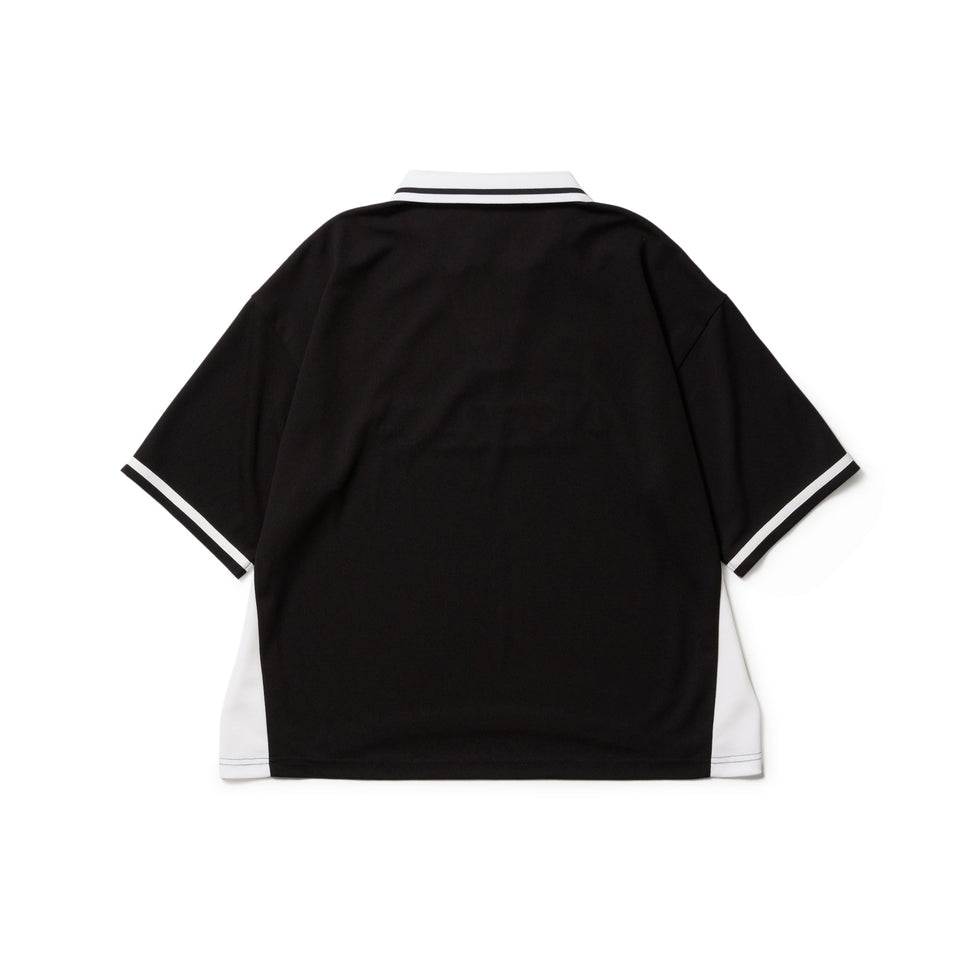 【ゴルフ】Women's 半袖 オーバーサイズド ポロシャツ ブラック - 14391452 - S | NEW ERA ニューエラ公式オンラインストア