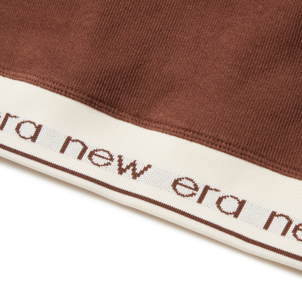 Women's クロップド リブ タンクトップ アメリカンスリーブ ブラウン - 14391910 - S | NEW ERA ニューエラ公式オンラインストア