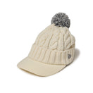 Women's バイザーニット ポンポン オフホワイト | ゴルフ - 14668992 - OSFM | NEW ERA ニューエラ公式オンラインストア
