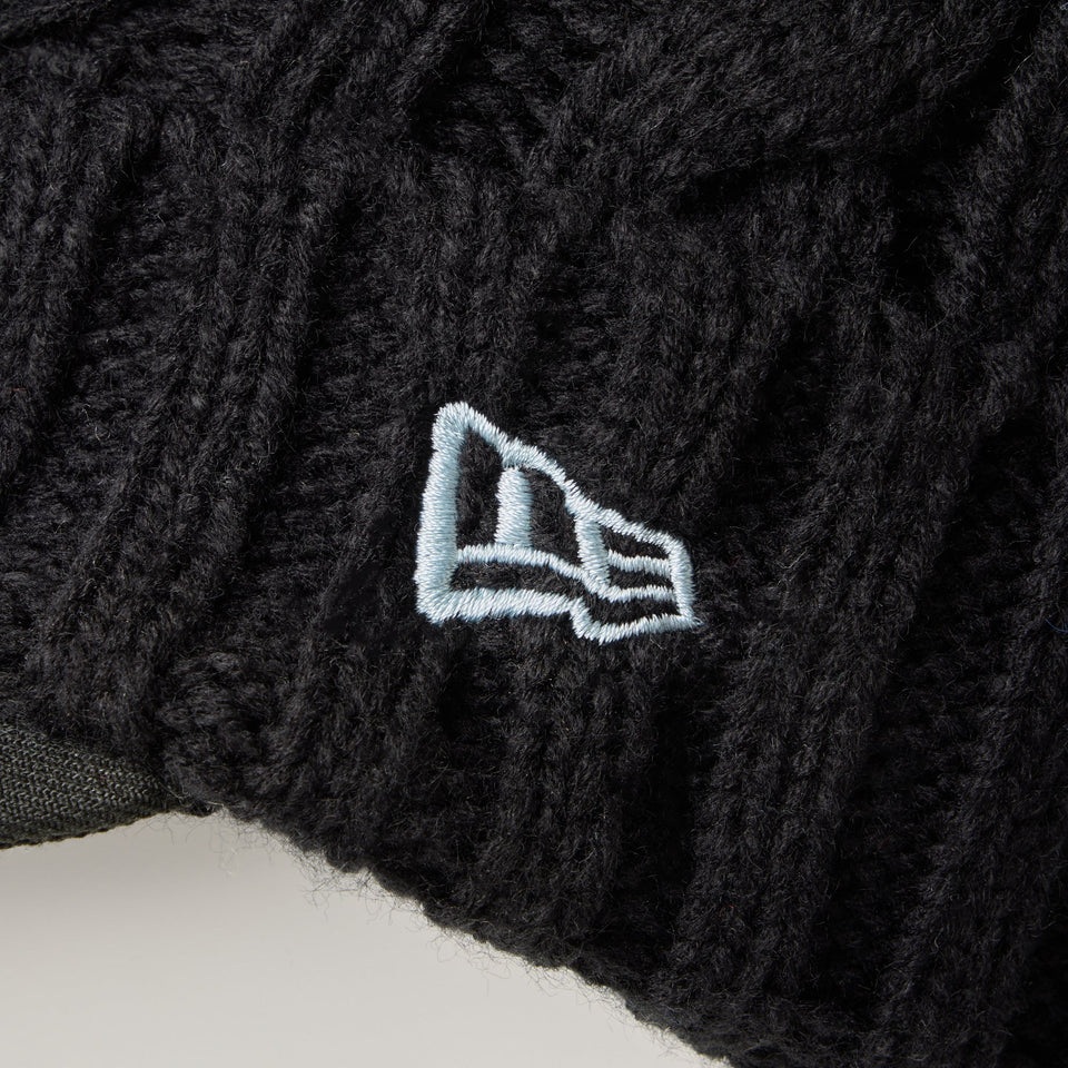 Women's バイザーニット ポンポン ブラック | ゴルフ - 14668993 - OSFM | NEW ERA ニューエラ公式オンラインストア