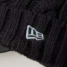 Women's バイザーニット ポンポン ブラック | ゴルフ - 14668993 - OSFM | NEW ERA ニューエラ公式オンラインストア