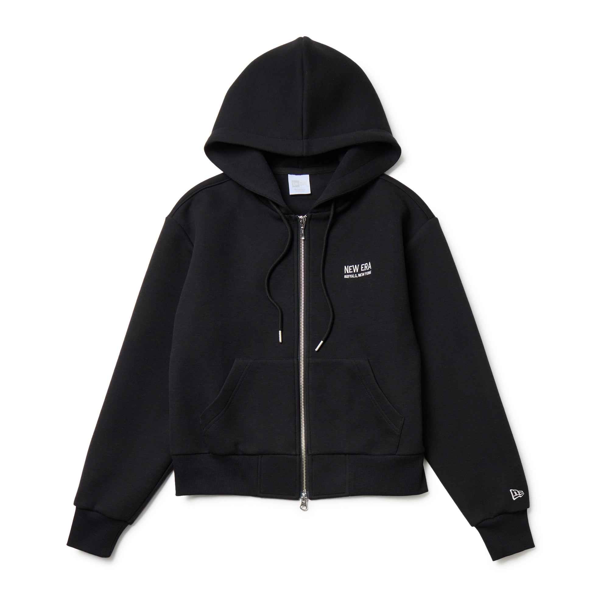 ニューエラゴルフ テック スウェット フルジップフーディー ブラック M Women's テックスウェット フルジップフーディー ブラック