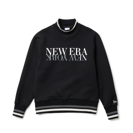 ニューエラ ゴルフ アルチビオ スウェット クルーネック ブラック ビックロゴ Women's テックスウェット モックネック クルーネック ブラック