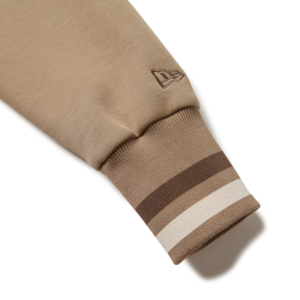 Women's テックスウェット モックネック クルーネック ベージュ