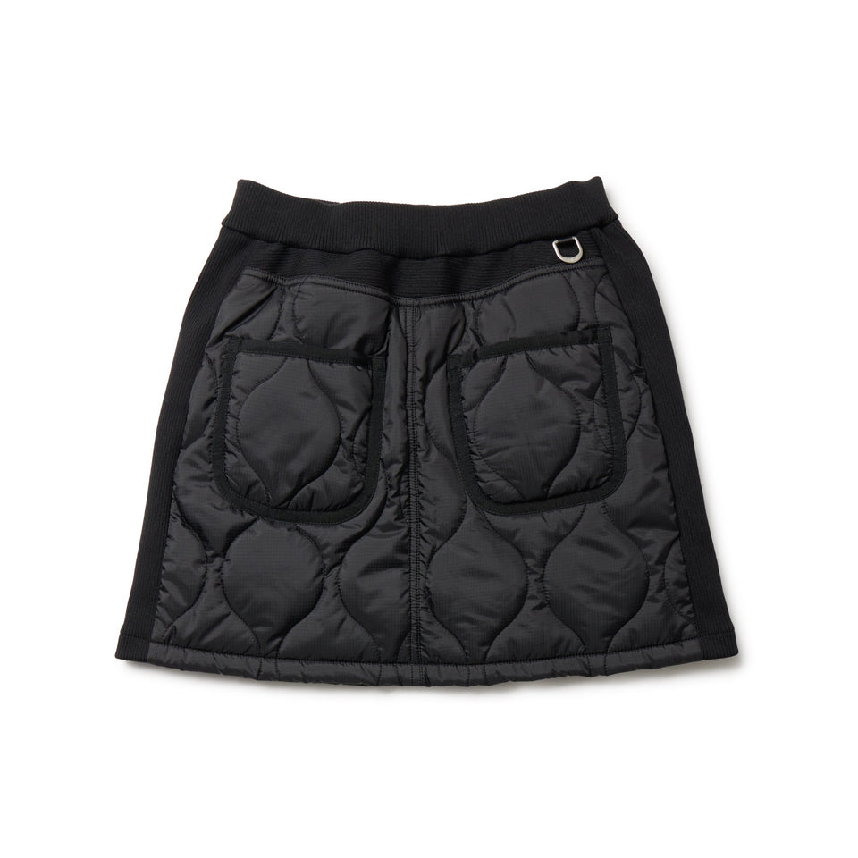 Women's インサレーティッド キルティング スカート ブラック | ゴルフ - 14669813 - S | NEW ERA ニューエラ公式オンラインストア