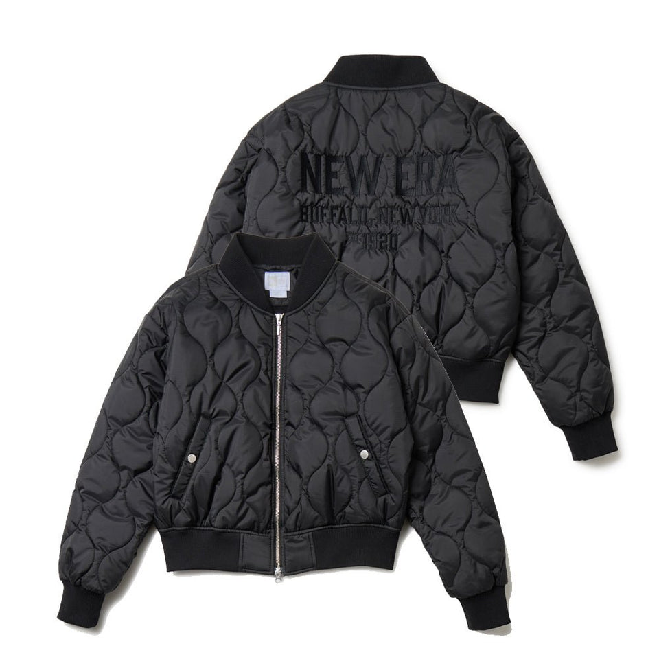 Women's インサレーティッド キルティング ジャケット ブラック