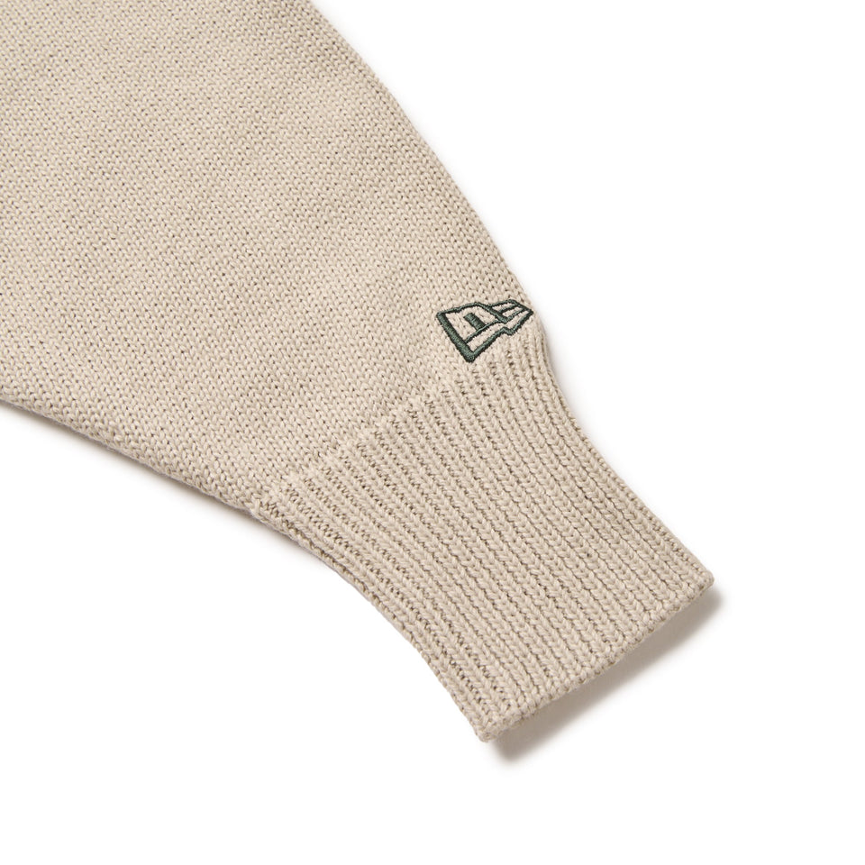 Women's ニット ハーフジップ プルオーバー アイボリー | ゴルフ