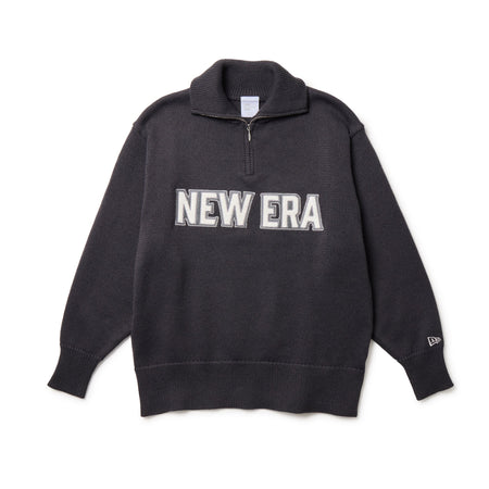 Women's ニット ハーフジップ プルオーバー チャコールグレー | ゴルフ