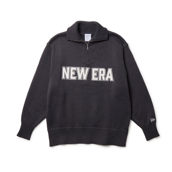 Women's ニット ハーフジップ プルオーバー チャコールグレー | ゴルフ
