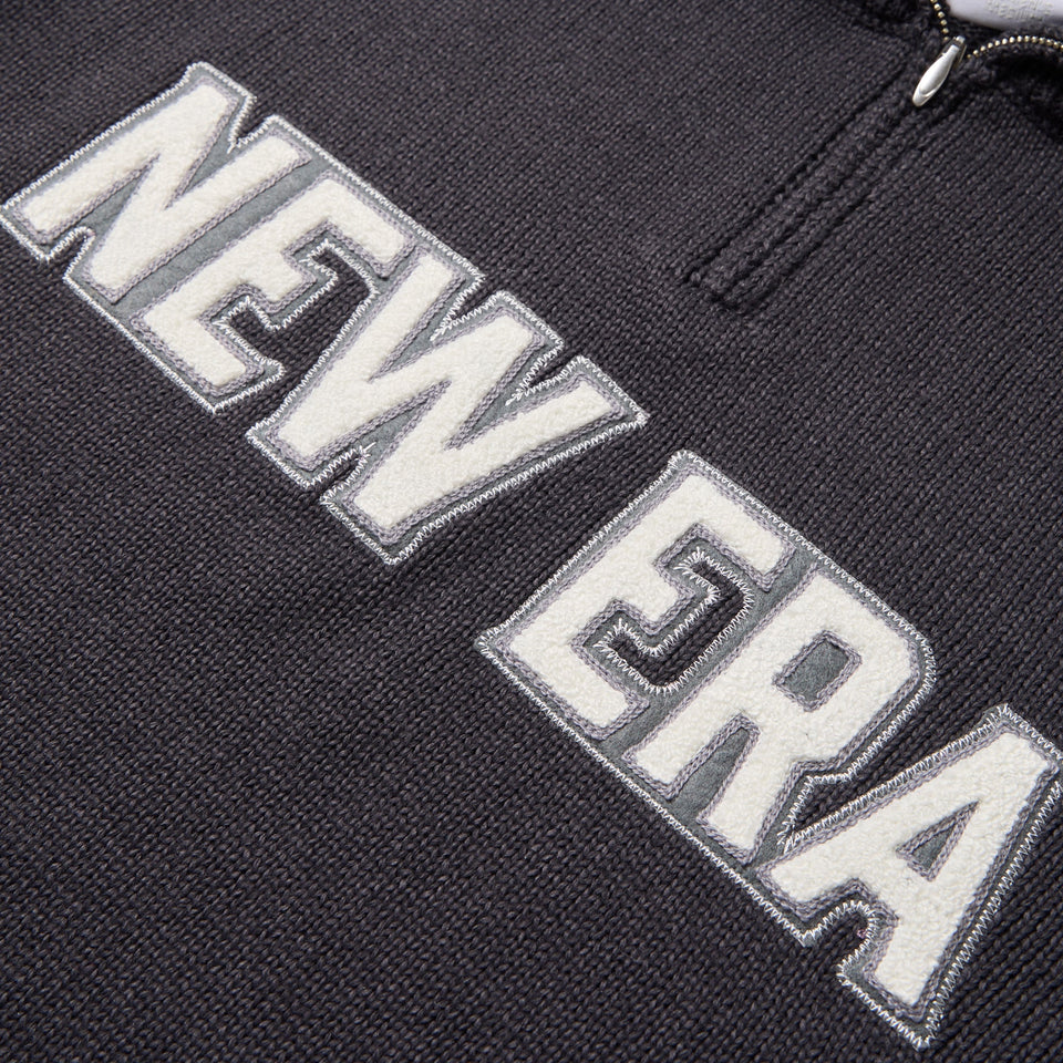 Women's ニット ハーフジップ プルオーバー チャコールグレー | ゴルフ