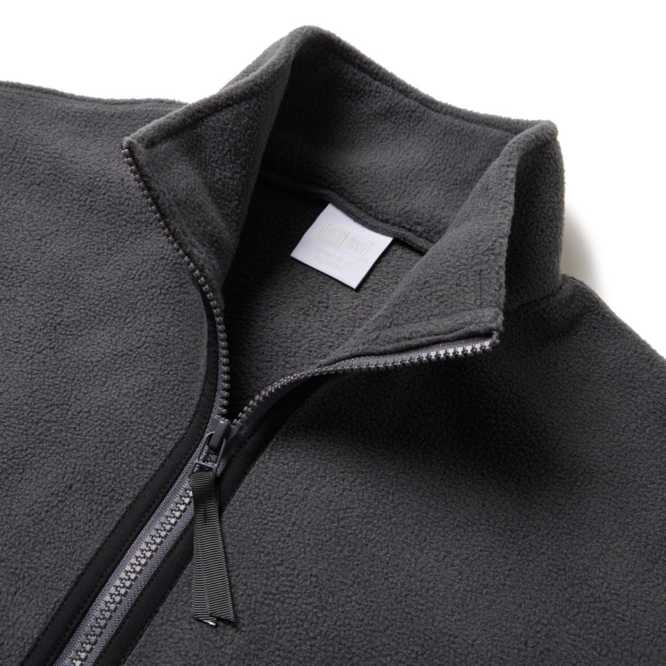 Women's フリース フルジップジャケット チャコールグレー | ゴルフ - 14669820 - S | NEW ERA ニューエラ公式オンラインストア