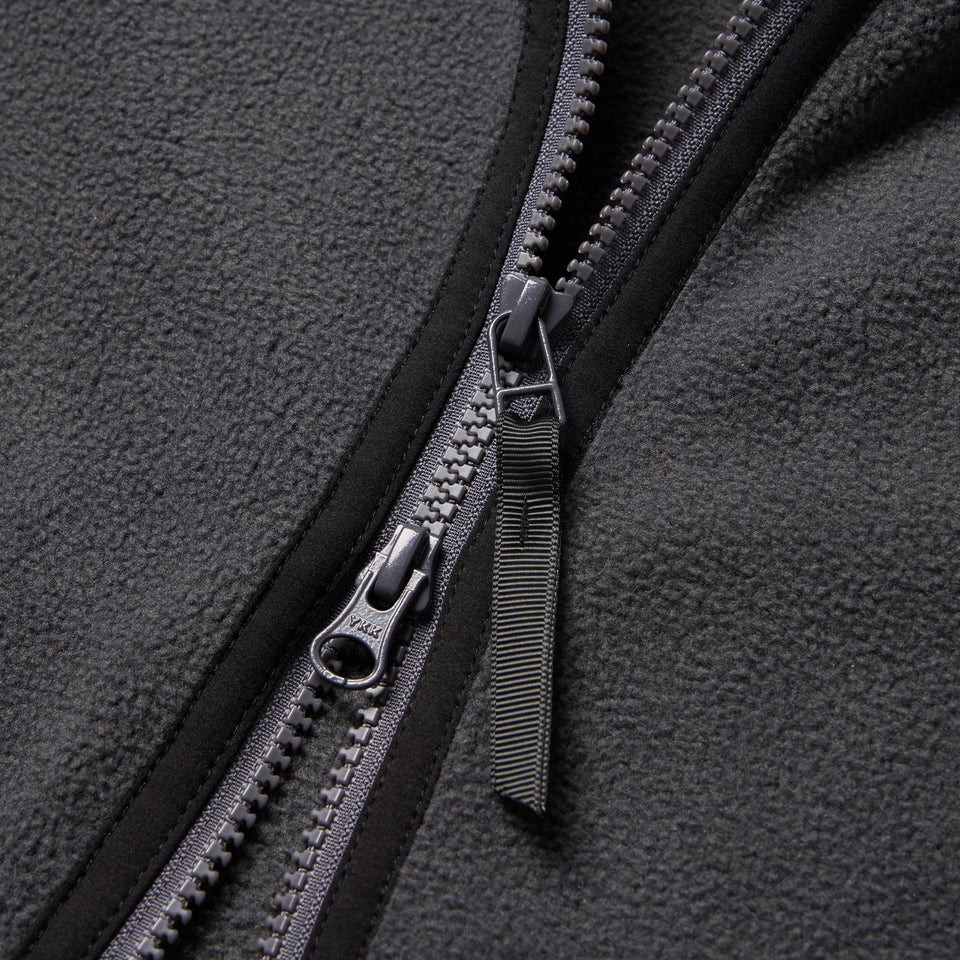 Women's フリース フルジップジャケット チャコールグレー | ゴルフ - 14669820 - S | NEW ERA ニューエラ公式オンラインストア