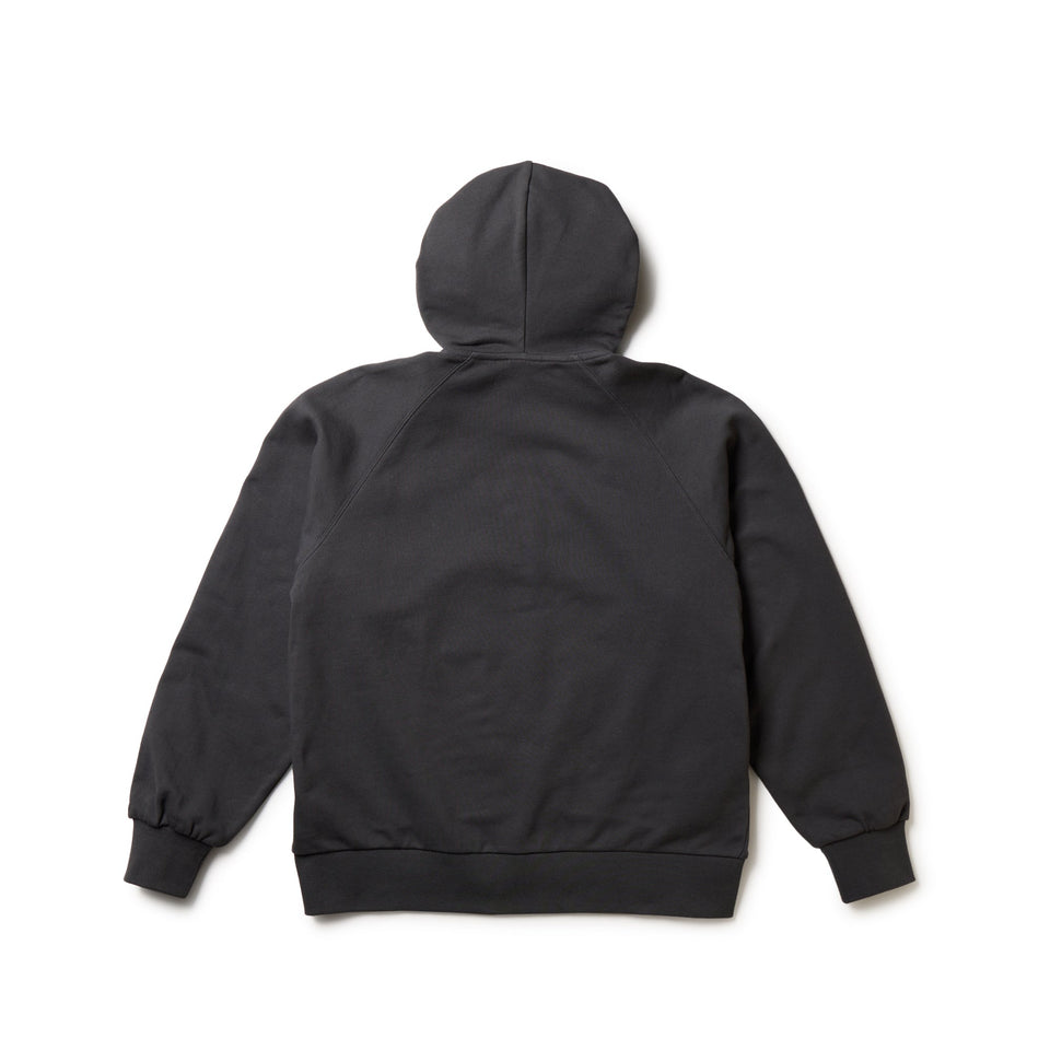 Women's 裏毛 スウェット フルジップフーディー ガーメントダイ チャコールグレー - 14674664 - S | NEW ERA ニューエラ公式オンラインストア