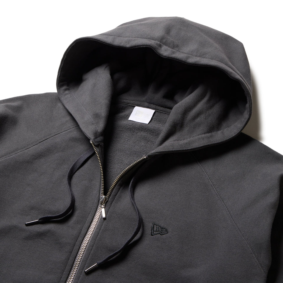 Women's 裏毛 スウェット フルジップフーディー ガーメントダイ