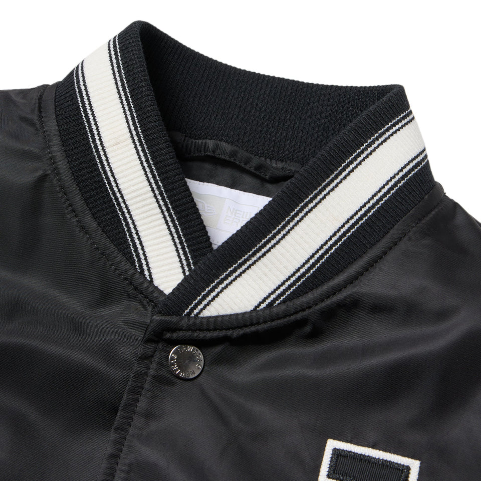 ロサンゼルス・ドジャース ブラックジャケット Women's バーシティージャケット ロサンゼルス・ドジャース