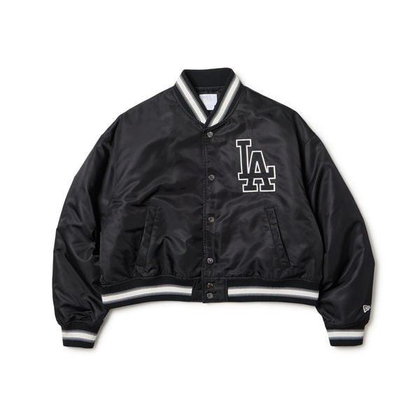 【新品未使用】MLB ドジャースGR8 バーシティジャケット Sサイズ　ブラック Women's バーシティージャケット ロサンゼルス・ドジャース