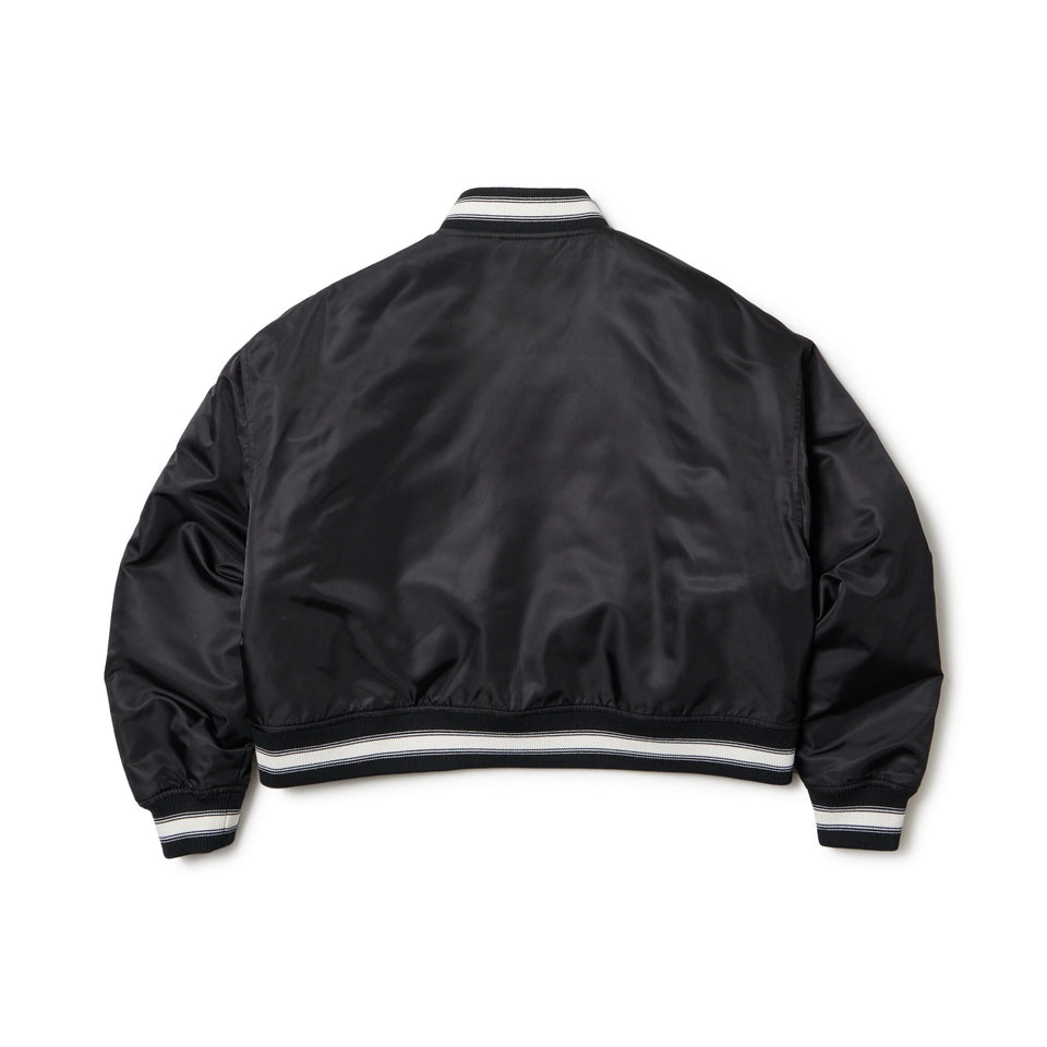 ロサンゼルス・ドジャース ブラックジャケット Women's バーシティージャケット ロサンゼルス・ドジャース