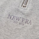 Women's スウェット ハーフジップ プルオーバー グレー - 14674705 - S | NEW ERA ニューエラ公式オンラインストア