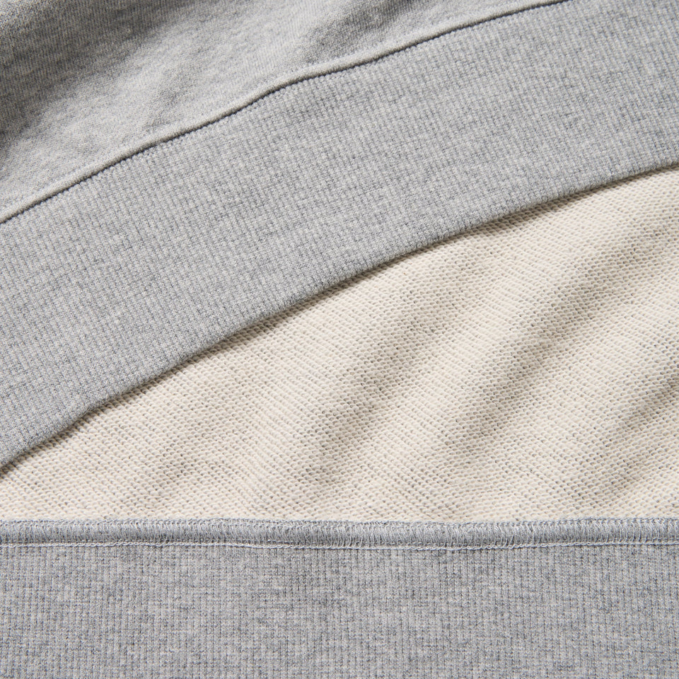 【グレー】半袖 スウェット ハーフジップ プルオーバー (WOMENS) Women's スウェット ハーフジップ プルオーバー グレー | ニューエラ