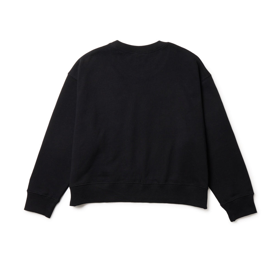 Women's スウェット ベーシック クルーネック ブラック - 14674710 - S | NEW ERA ニューエラ公式オンラインストア