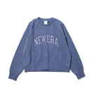 Women's 裏毛 オーバーサイズド スウェット クルーネック ガーメントダイ スレート - 14674711 - S | NEW ERA ニューエラ公式オンラインストア