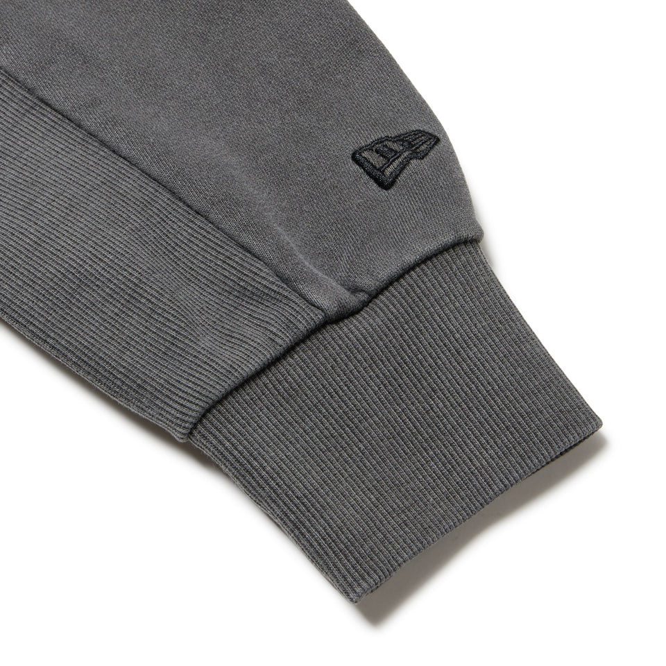 Women's 裏毛 オーバーサイズド スウェット クルーネック ガーメントダイ チャコールグレー - 14674712 - S | NEW ERA ニューエラ公式オンラインストア