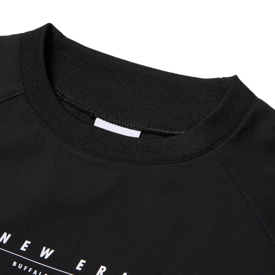 Women's ウーブン プルオーバー ブラック | パフォーマンスアパレル - 14674714 - S | NEW ERA ニューエラ公式オンラインストア