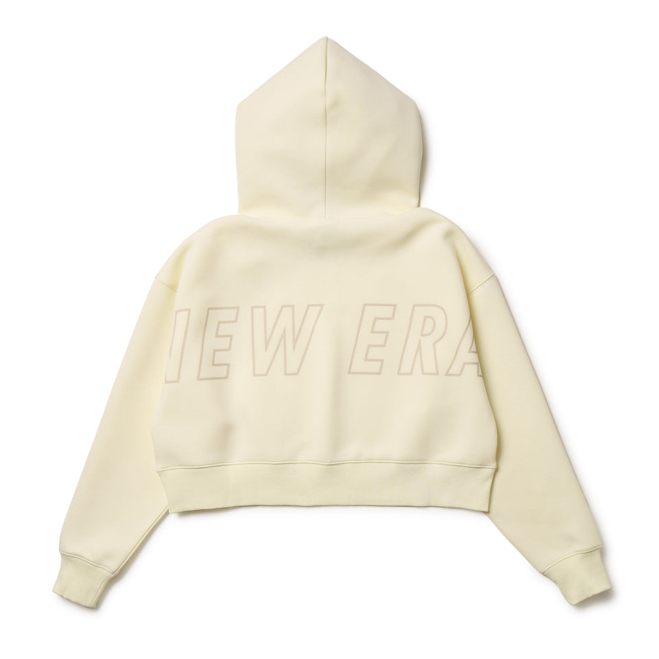 Women's テックスウェット ショート プルオーバーフーディー オフホワイト | パフォーマンスアパレル - 14674717 - S | NEW ERA ニューエラ公式オンラインストア