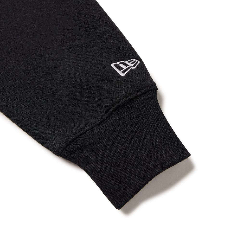 Women's テックスウェット ショート プルオーバーフーディー ブラック | パフォーマンスアパレル - 14674718 - S | NEW ERA ニューエラ公式オンラインストア