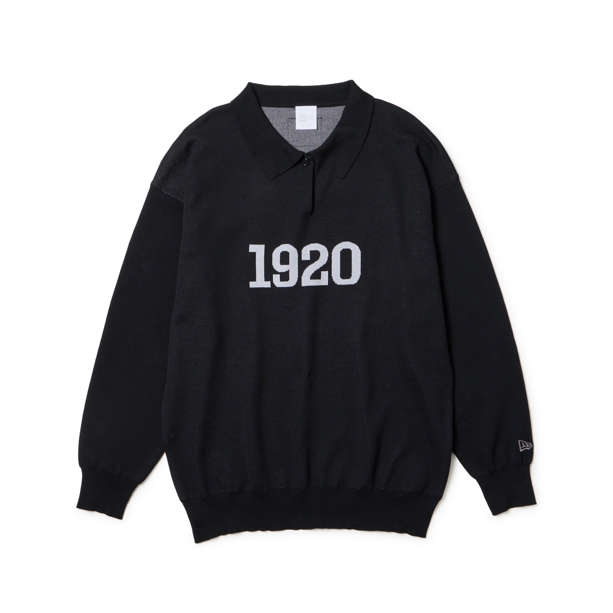 ニューエラ ゴルフ ニット ポロ 長袖 黒 トップス ウェア Women's 長袖 ニット ポロシャツ 1920 ブラック | ゴルフ | ニューエラ