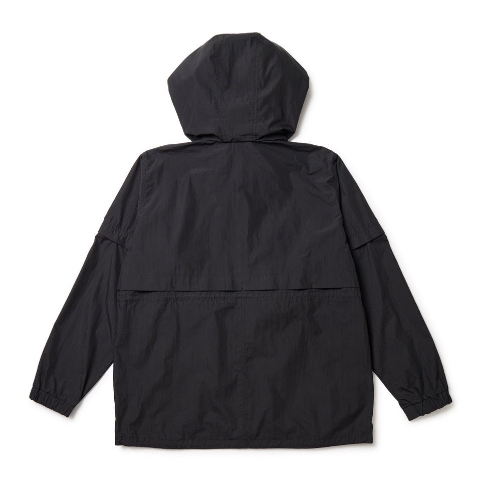 Women's ウィンドジャケット 2 - Way スリーブ ブラック | ゴルフ - 14669782 - S | NEW ERA ニューエラ公式オンラインストア
