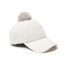 【ゴルフ】Women's 9THIRTY ポンポン ロングバイザー ミンクフリース アイボリー - 14326209 - OSFM | NEW ERA ニューエラ公式オンラインストア