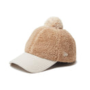 【ゴルフ】Women's 9THIRTY ポンポン ロングバイザー ミンクフリース キャメル - 14326210 - OSFM | NEW ERA ニューエラ公式オンラインストア