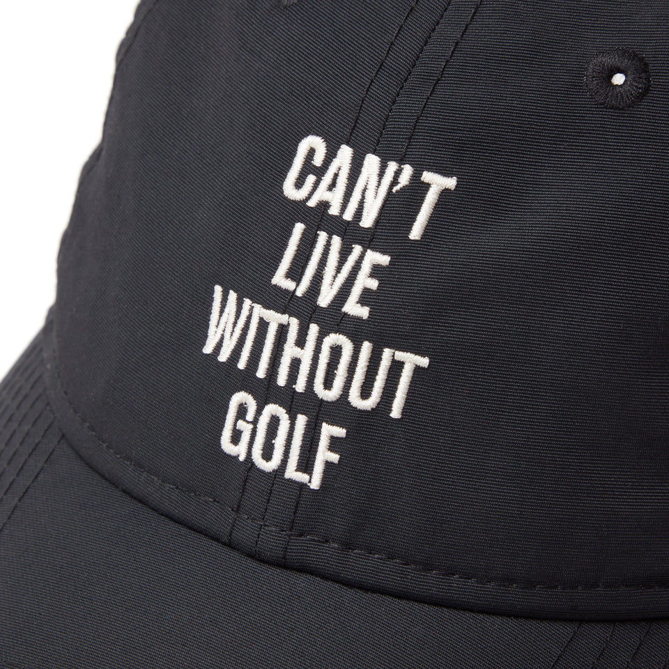 【ゴルフ】Women's 9THIRTY ロングバイザー CAN’T LIVE WITHOUT GOLF ブラック - 14326216 - OSFM | NEW ERA ニューエラ公式オンラインストア