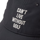 【ゴルフ】Women's 9THIRTY ロングバイザー CAN’T LIVE WITHOUT GOLF ブラック - 14326216 - OSFM | NEW ERA ニューエラ公式オンラインストア