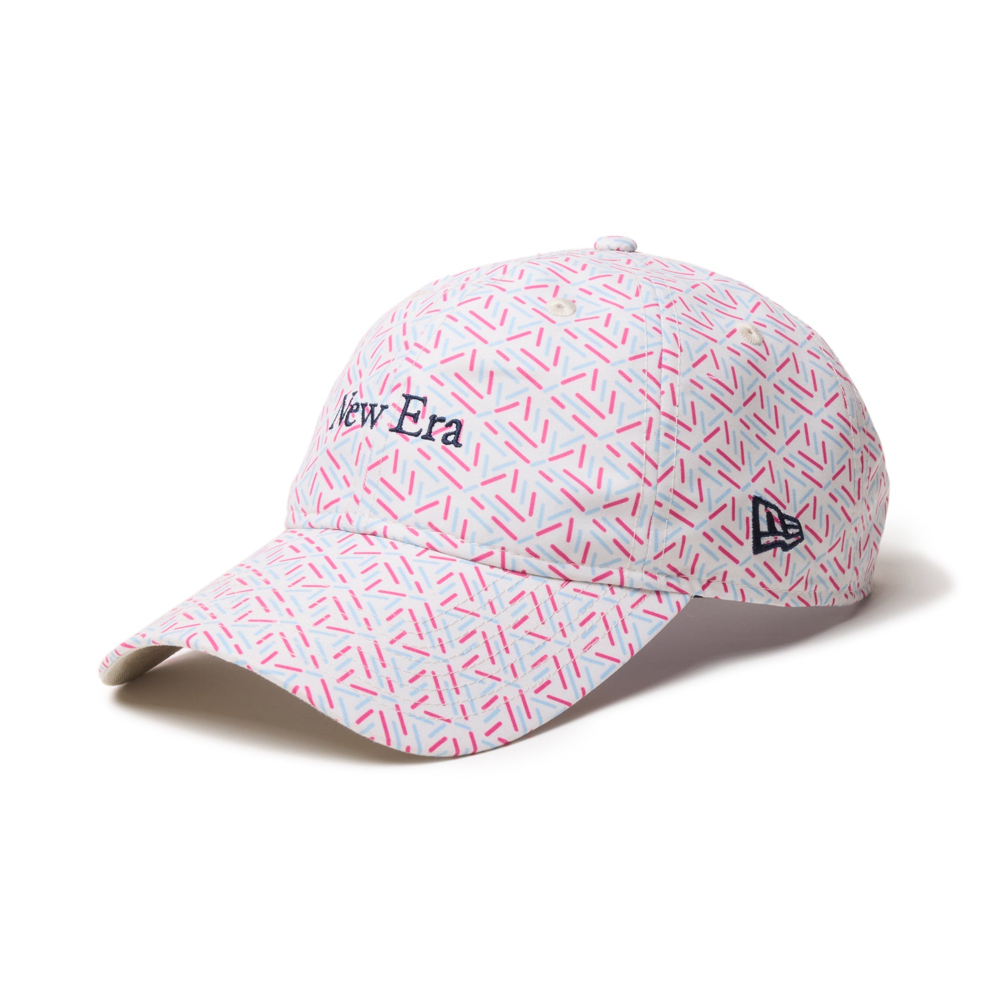 Women's 9THIRTY ロングバイザー Geometric Pattern ストーン
