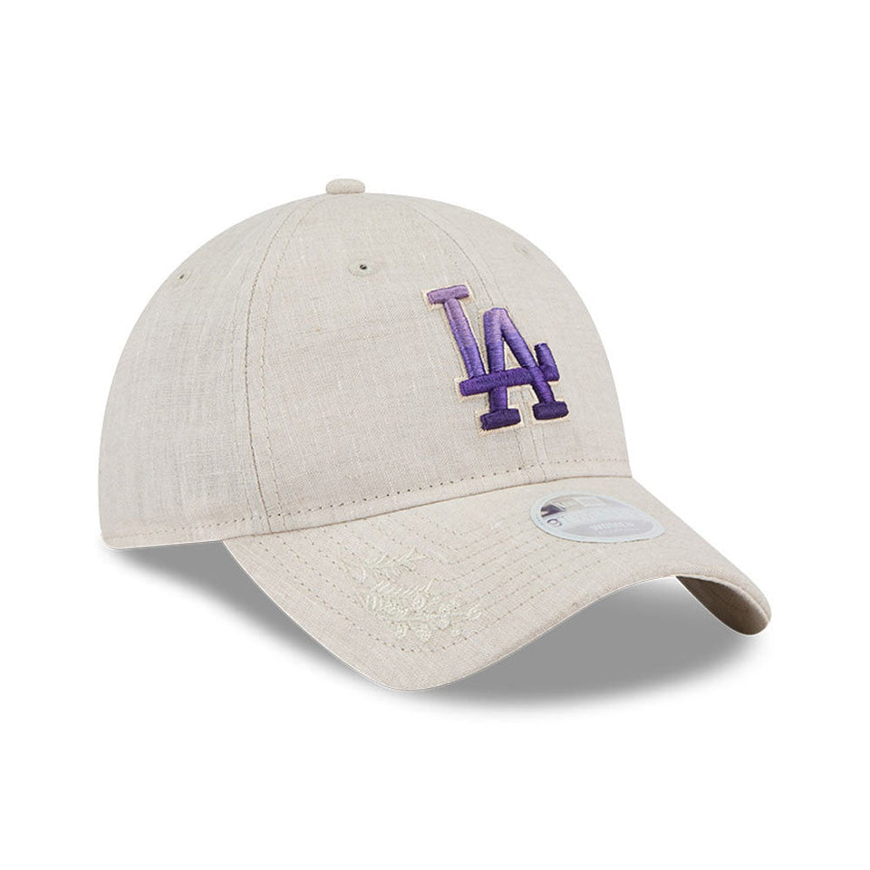 Women's 9TWENTY Floral Visor ロサンゼルス・ドジャース リネン ベージュ - 14542007 - OSFM | NEW ERA ニューエラ公式オンラインストア