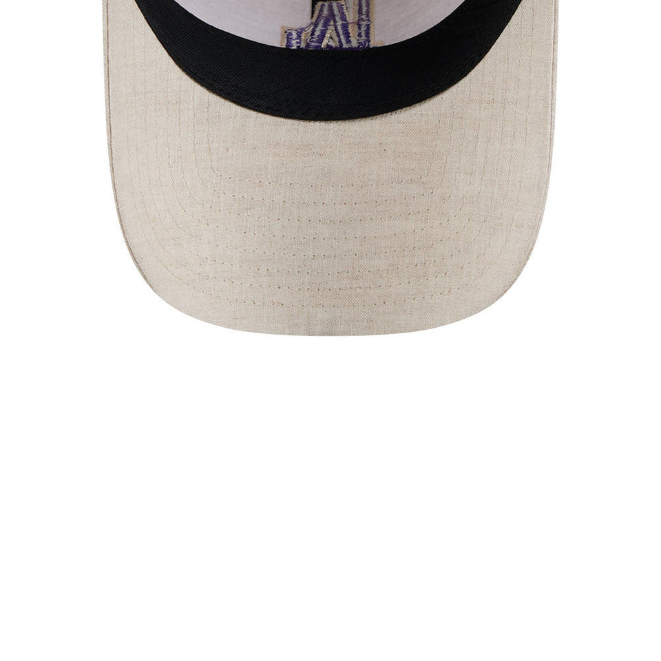 Women's 9TWENTY Floral Visor ロサンゼルス・ドジャース リネン ベージュ - 14542007 - OSFM | NEW ERA ニューエラ公式オンラインストア
