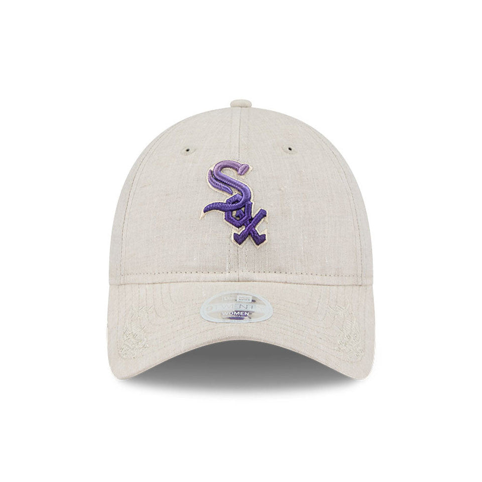 Women's 9TWENTY Floral Visor シカゴ・ホワイトソックス リネン ベージュ - 14542008 - OSFM | NEW ERA ニューエラ公式オンラインストア