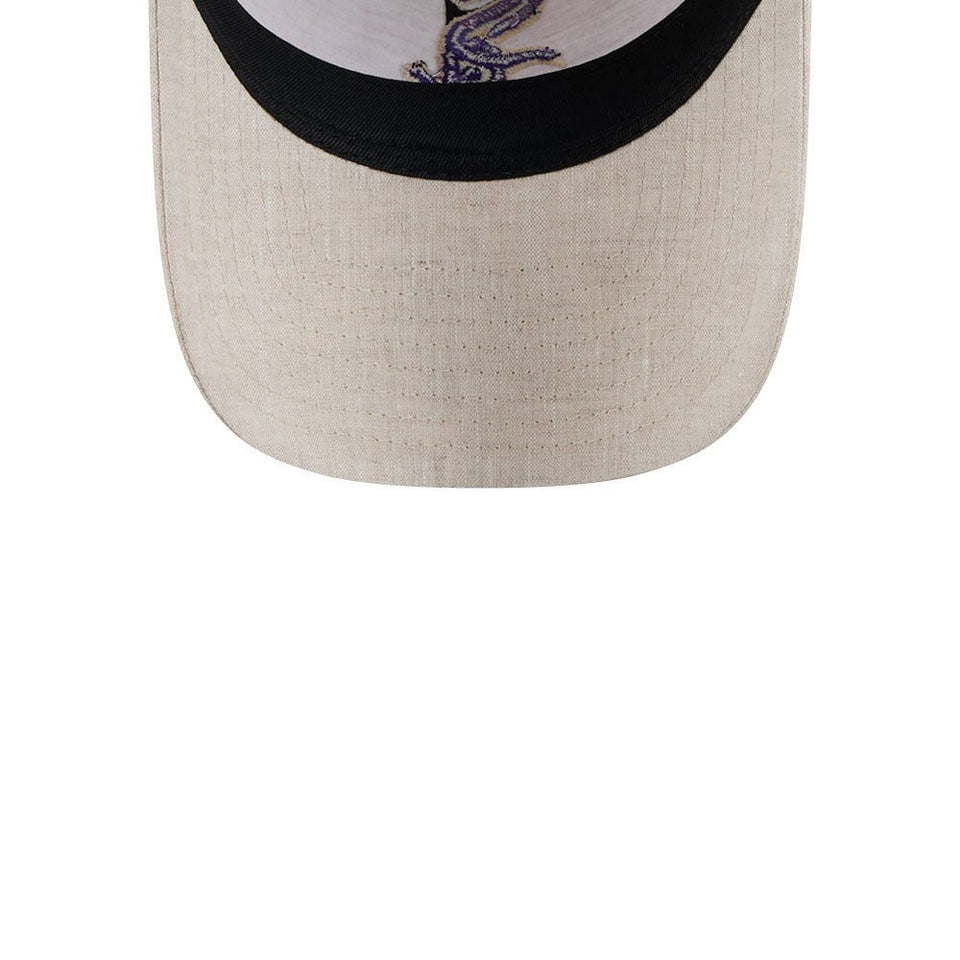 Women's 9TWENTY Floral Visor シカゴ・ホワイトソックス リネン ベージュ - 14542008 - OSFM | NEW ERA ニューエラ公式オンラインストア