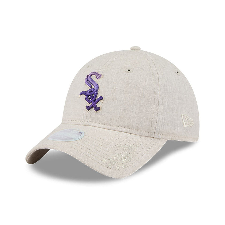 Women's 9TWENTY Floral Visor シカゴ・ホワイトソックス リネン ベージュ - 14542008 - OSFM | NEW ERA ニューエラ公式オンラインストア